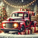 Truck with gifts